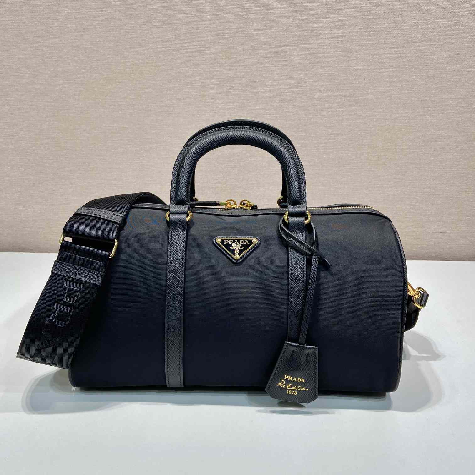 Prada Re-Edition 1978 Medium Re-Nylon And Saffiano Leather Top-handle Bag - DopestKickz