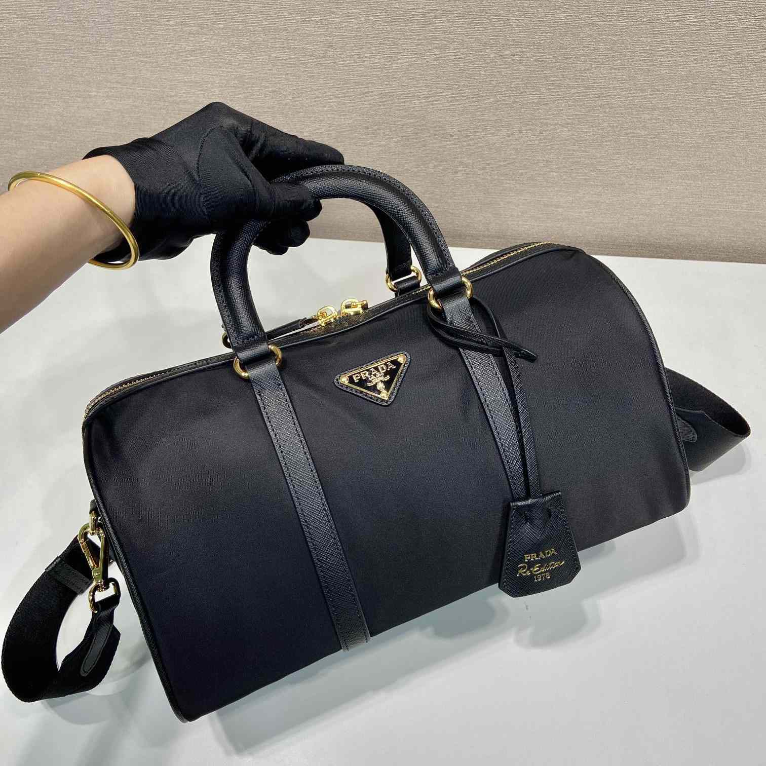 Prada Re-Edition 1978 Medium Re-Nylon And Saffiano Leather Top-handle Bag - DopestKickz