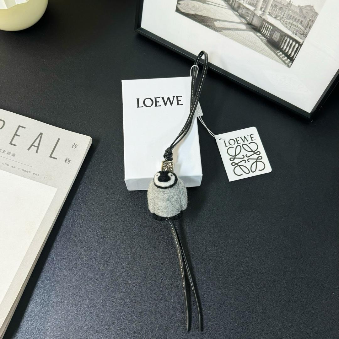Loewe Baby Penguin Charm In Felt And Calfskin - DopestKickz