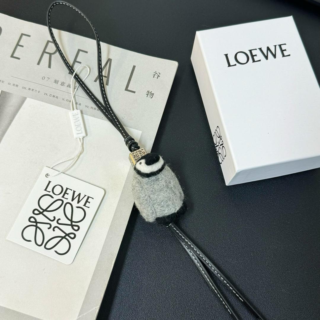 Loewe Baby Penguin Charm In Felt And Calfskin - DopestKickz