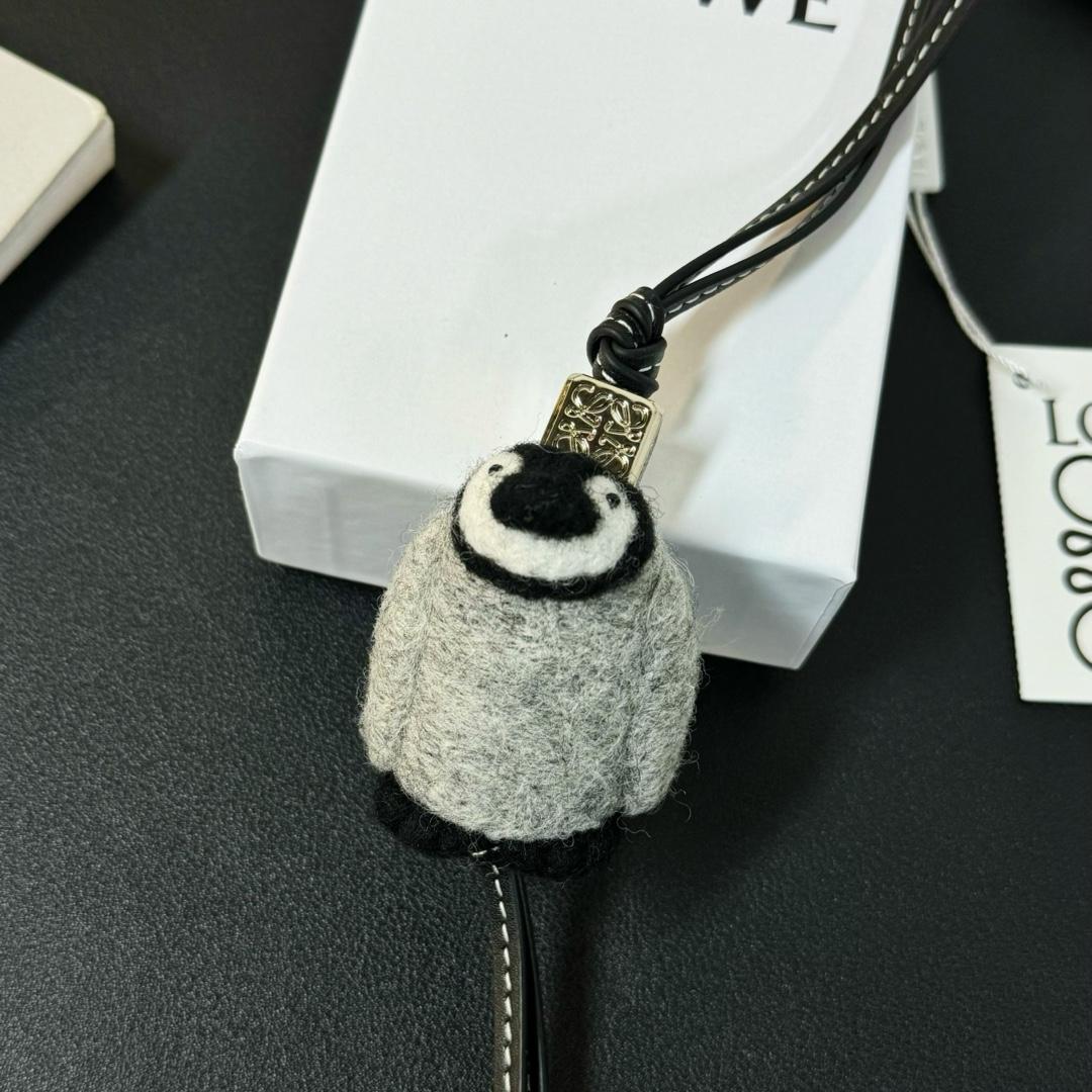 Loewe Baby Penguin Charm In Felt And Calfskin - DopestKickz