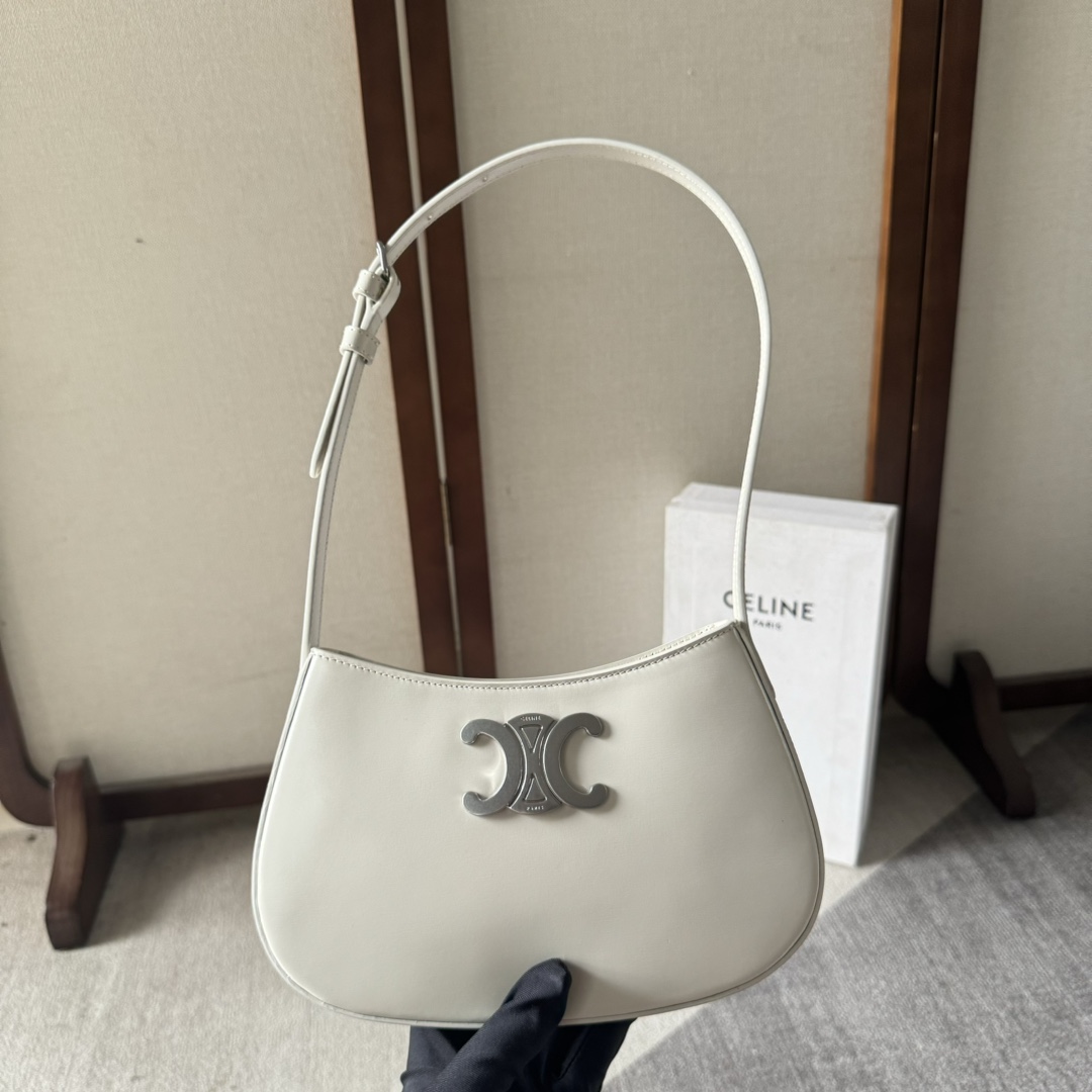 Celine Medium Tilly Bag In Shiny Calfskin  - DopestKickz