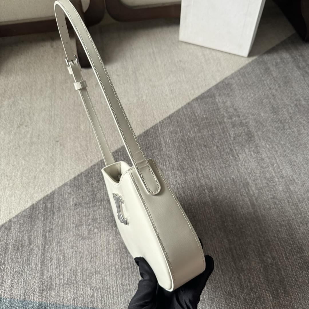 Celine Medium Tilly Bag In Shiny Calfskin  - DopestKickz