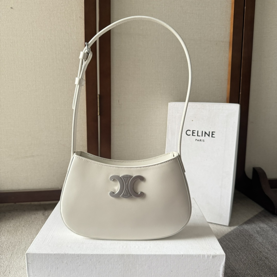Celine Medium Tilly Bag In Shiny Calfskin  - DopestKickz