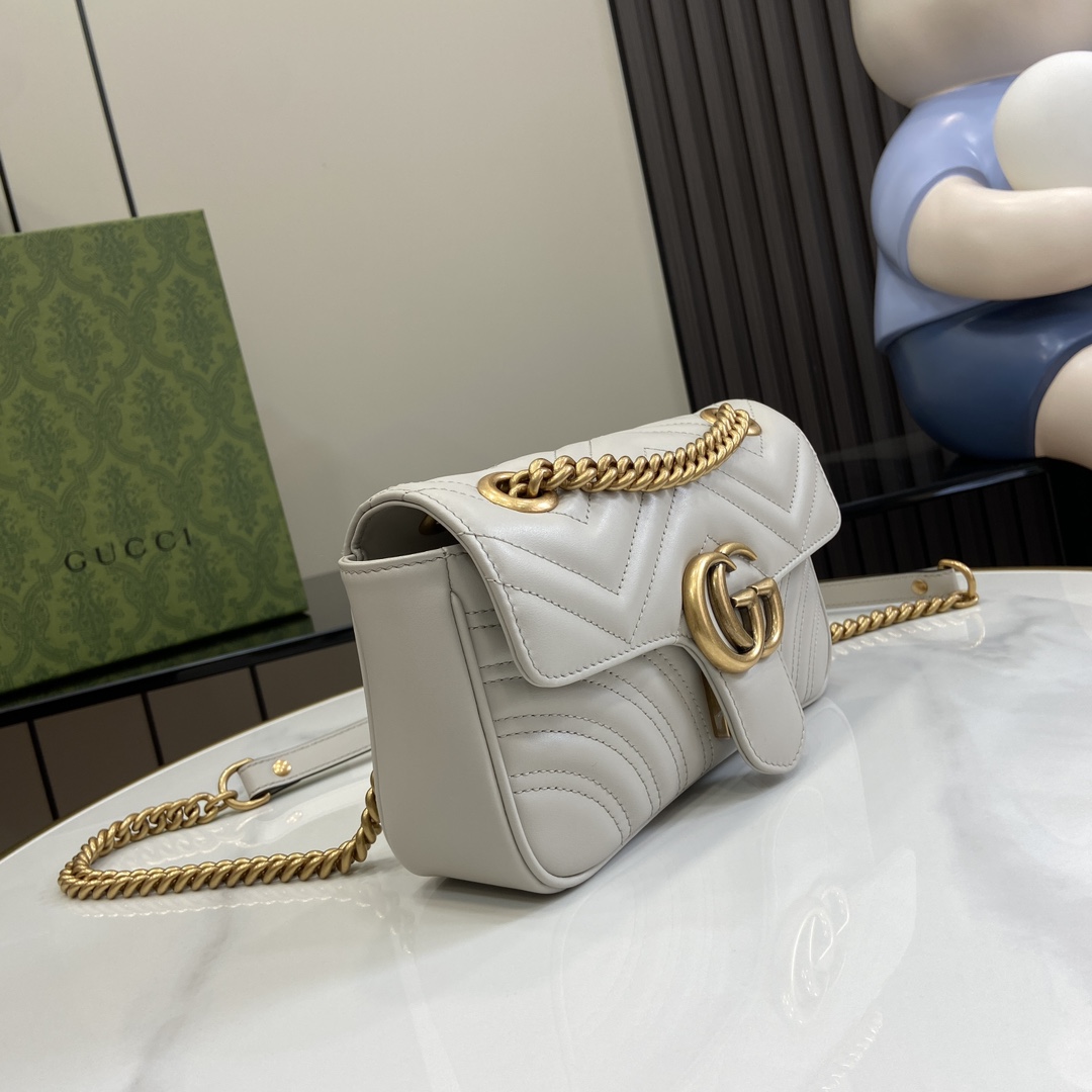Gucci GG Marmont Matelassé Mini Bag - DopestKickz