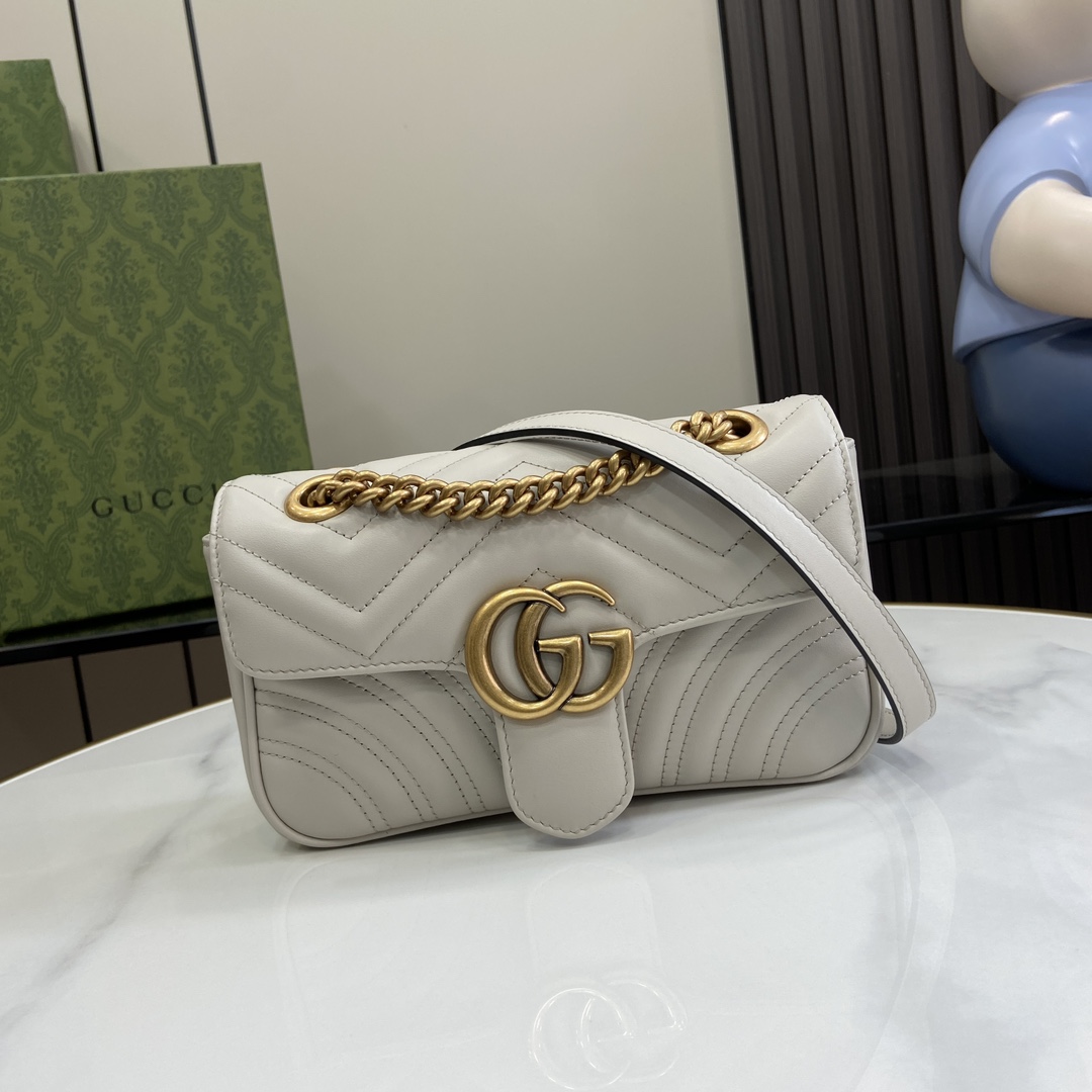 Gucci GG Marmont Matelassé Mini Bag - DopestKickz