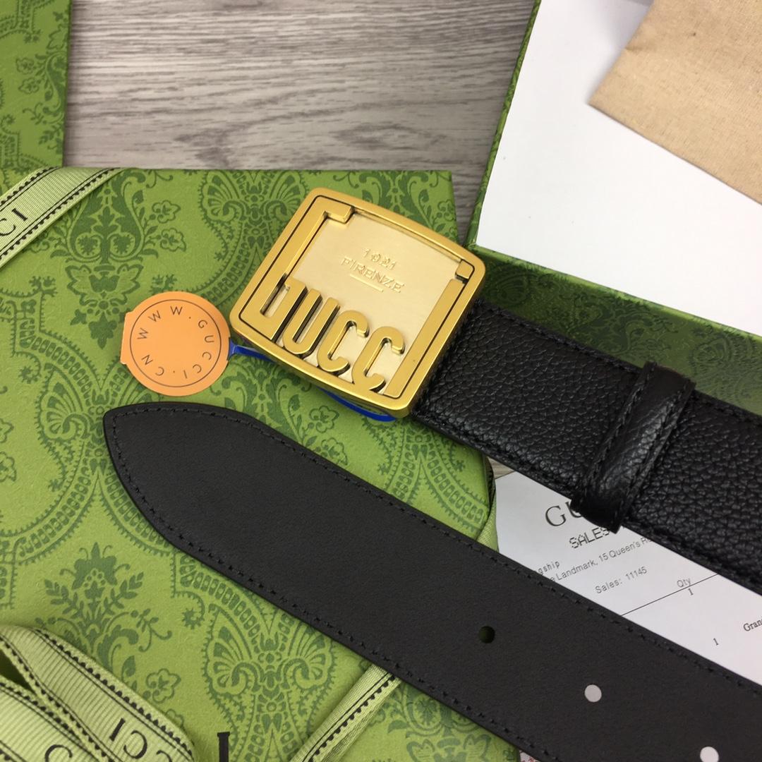 Gucci Leather Belt  35mm - DopestKickz