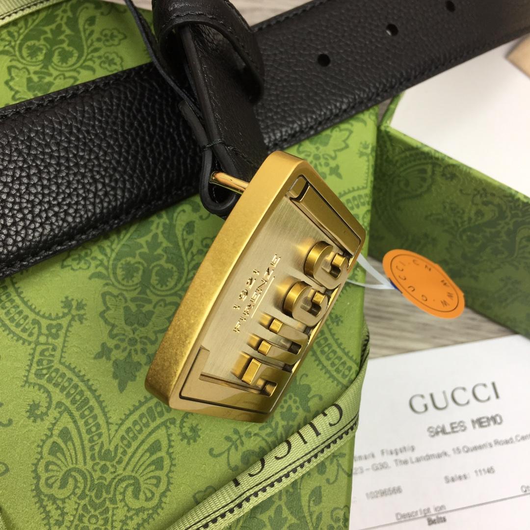 Gucci Leather Belt  35mm - DopestKickz
