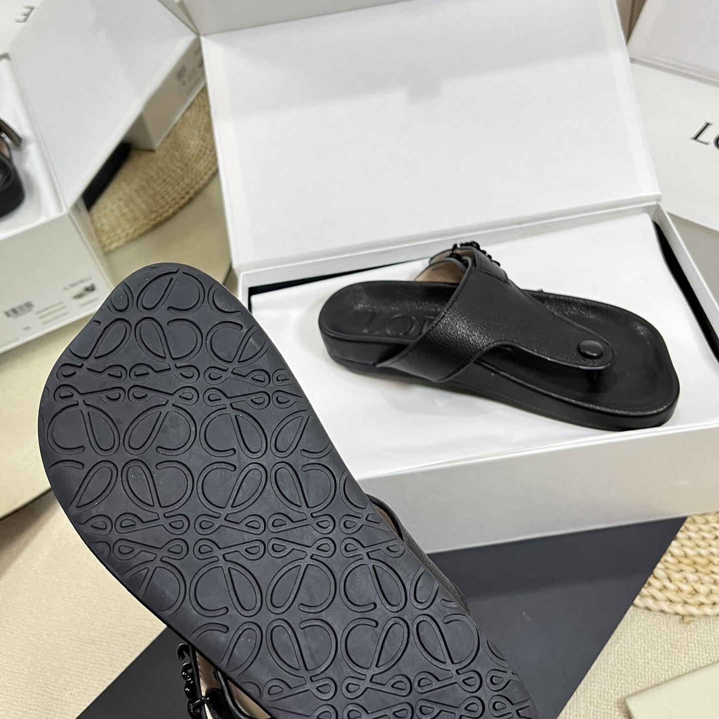 Loewe Anagram Ease Sandal In Kidskin - DopestKickz