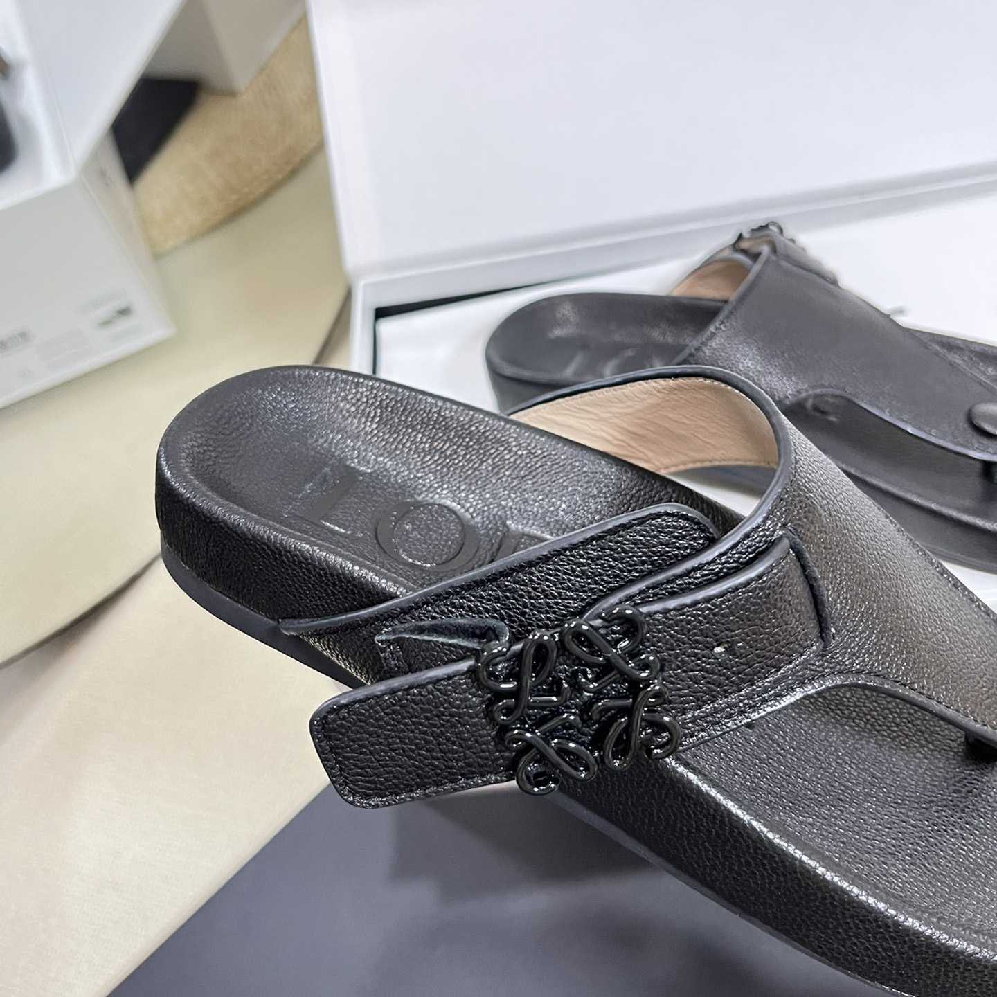 Loewe Anagram Ease Sandal In Kidskin - DopestKickz