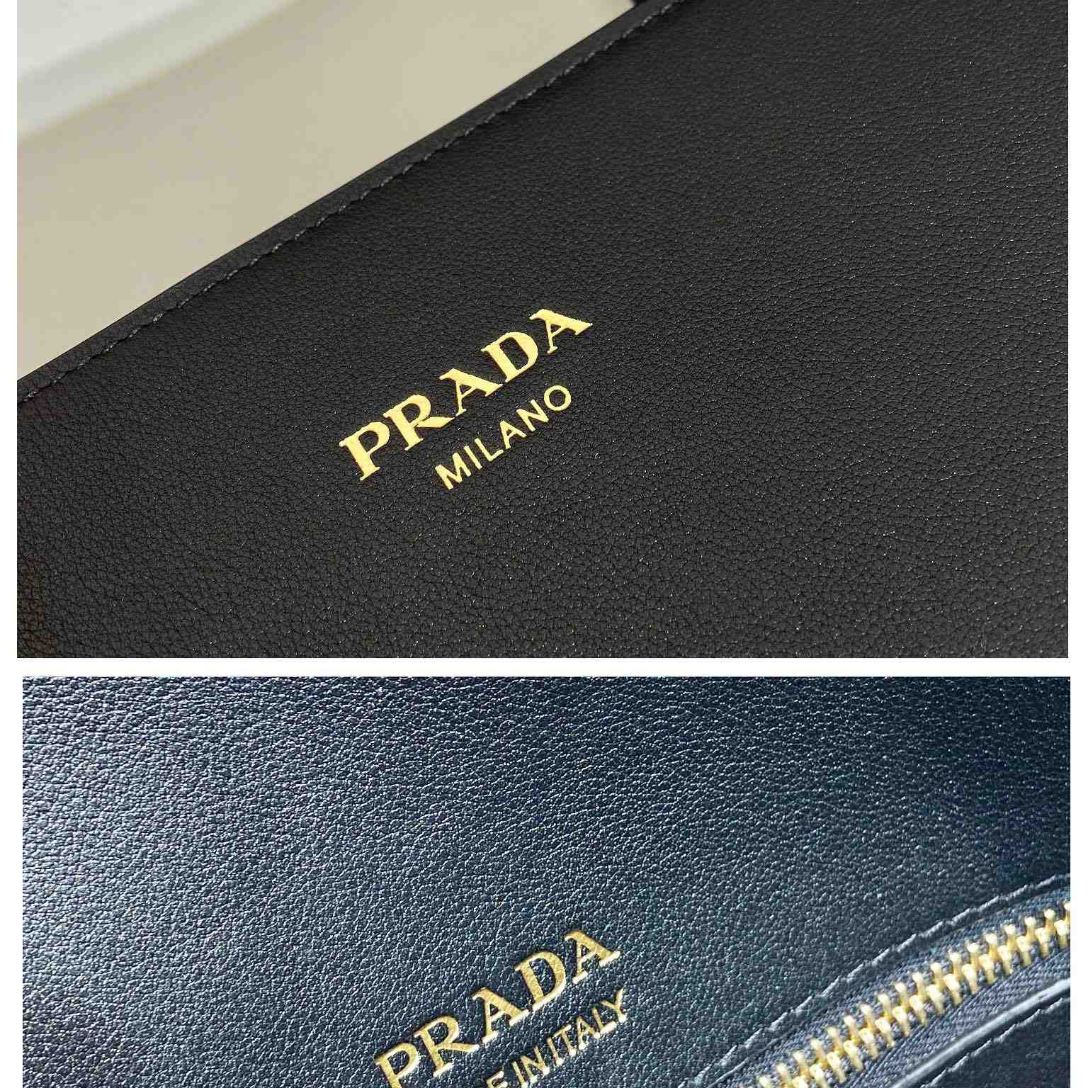 Prada Large Leather Tote Bag - DopestKickz