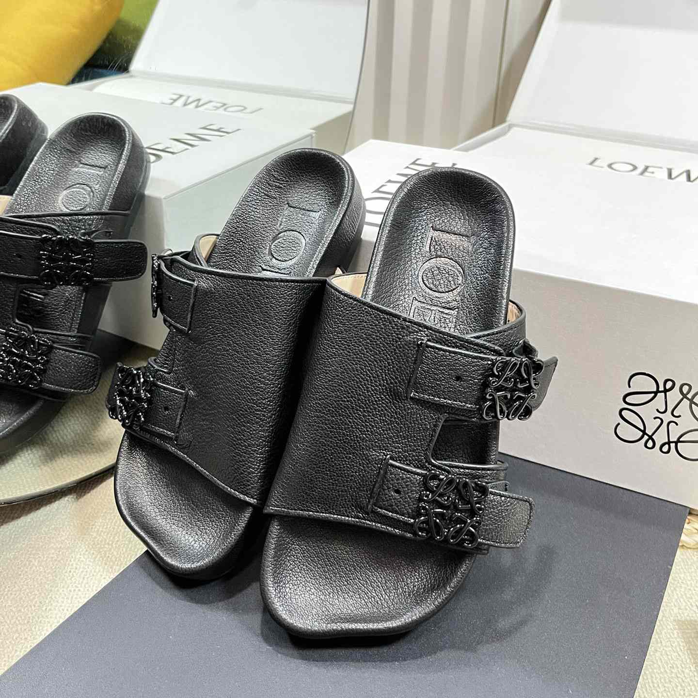 Loewe Ease slide In Goatskin - DopestKickz