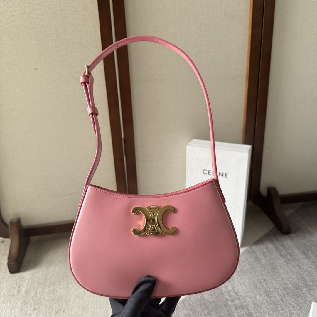 Celine Medium Tilly Bag In Shiny Calfskin  - DopestKickz