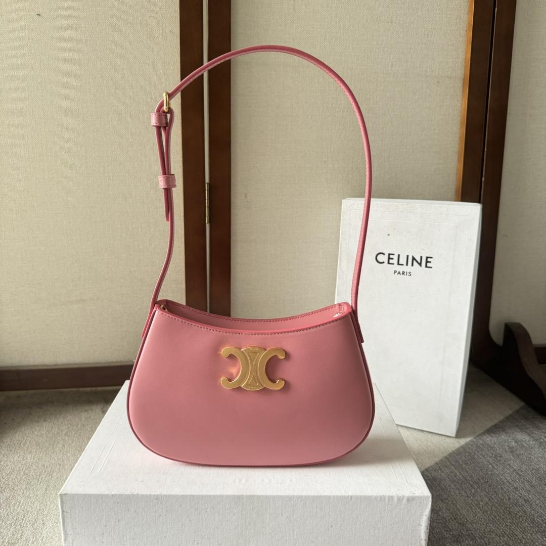 Celine Medium Tilly Bag In Shiny Calfskin  - DopestKickz