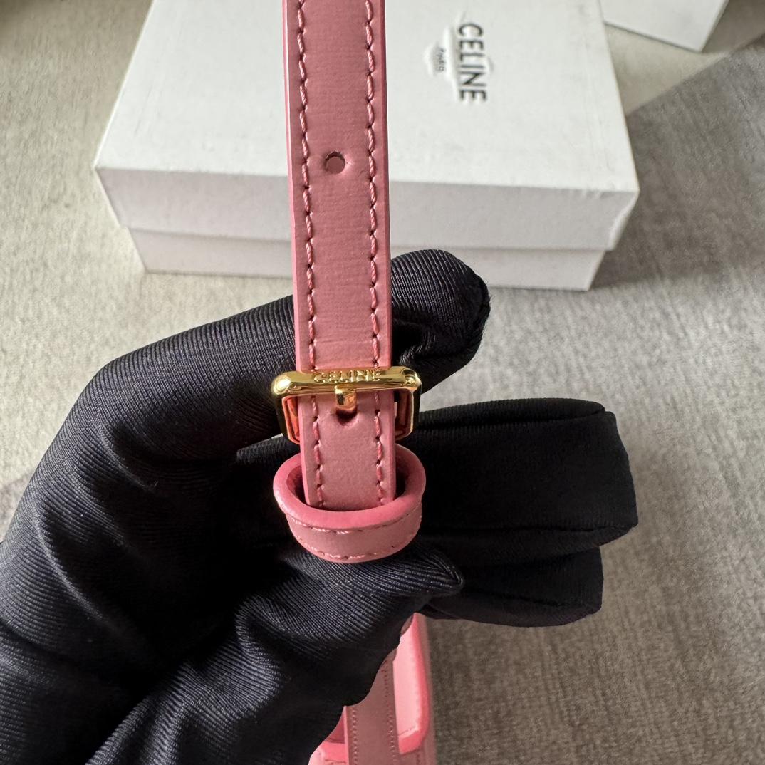 Celine Medium Tilly Bag In Shiny Calfskin  - DopestKickz