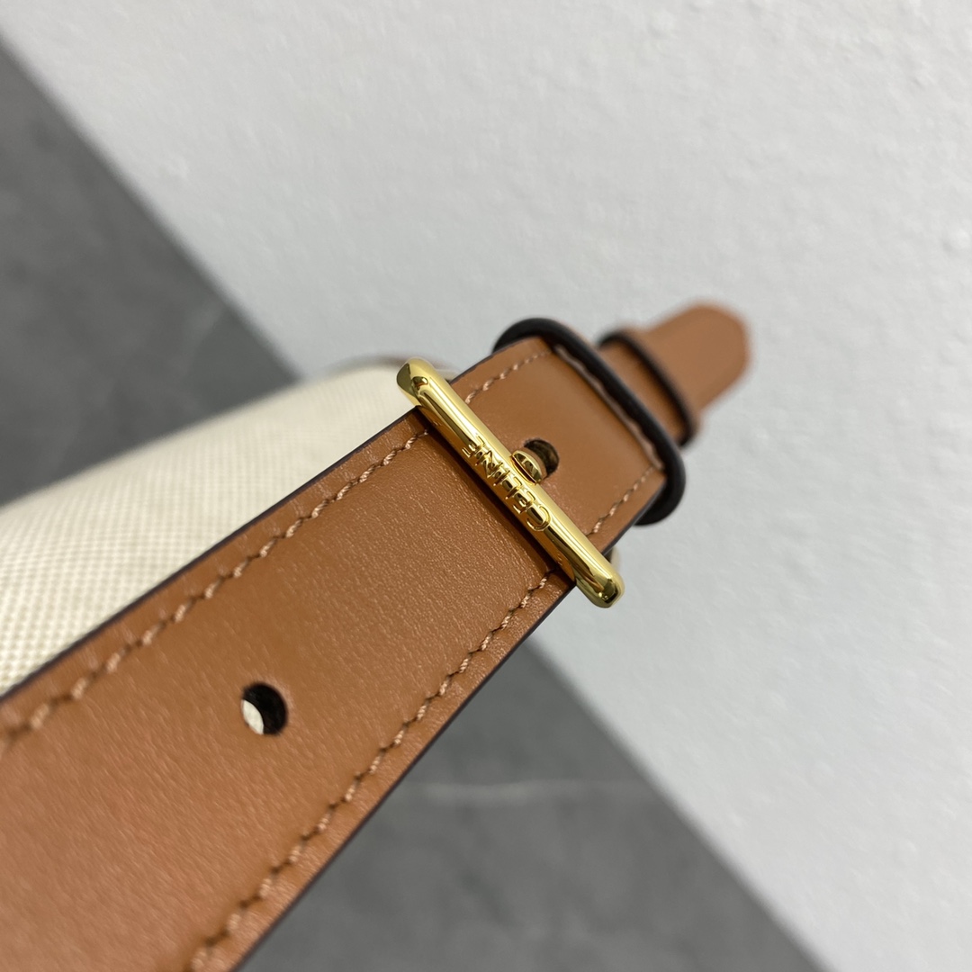 Celine Classique Triomphe Bag In Textile With Triomphe Crochet Embroidery - DopestKickz