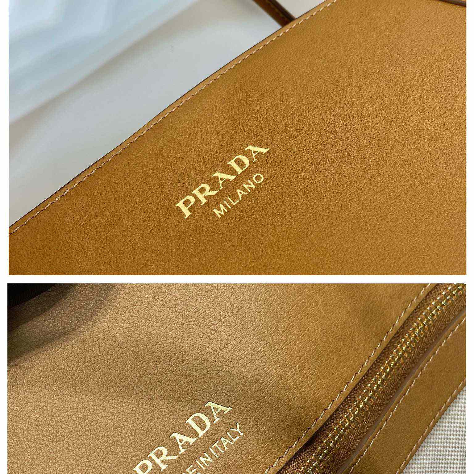 Prada Large Leather Tote Bag - DopestKickz