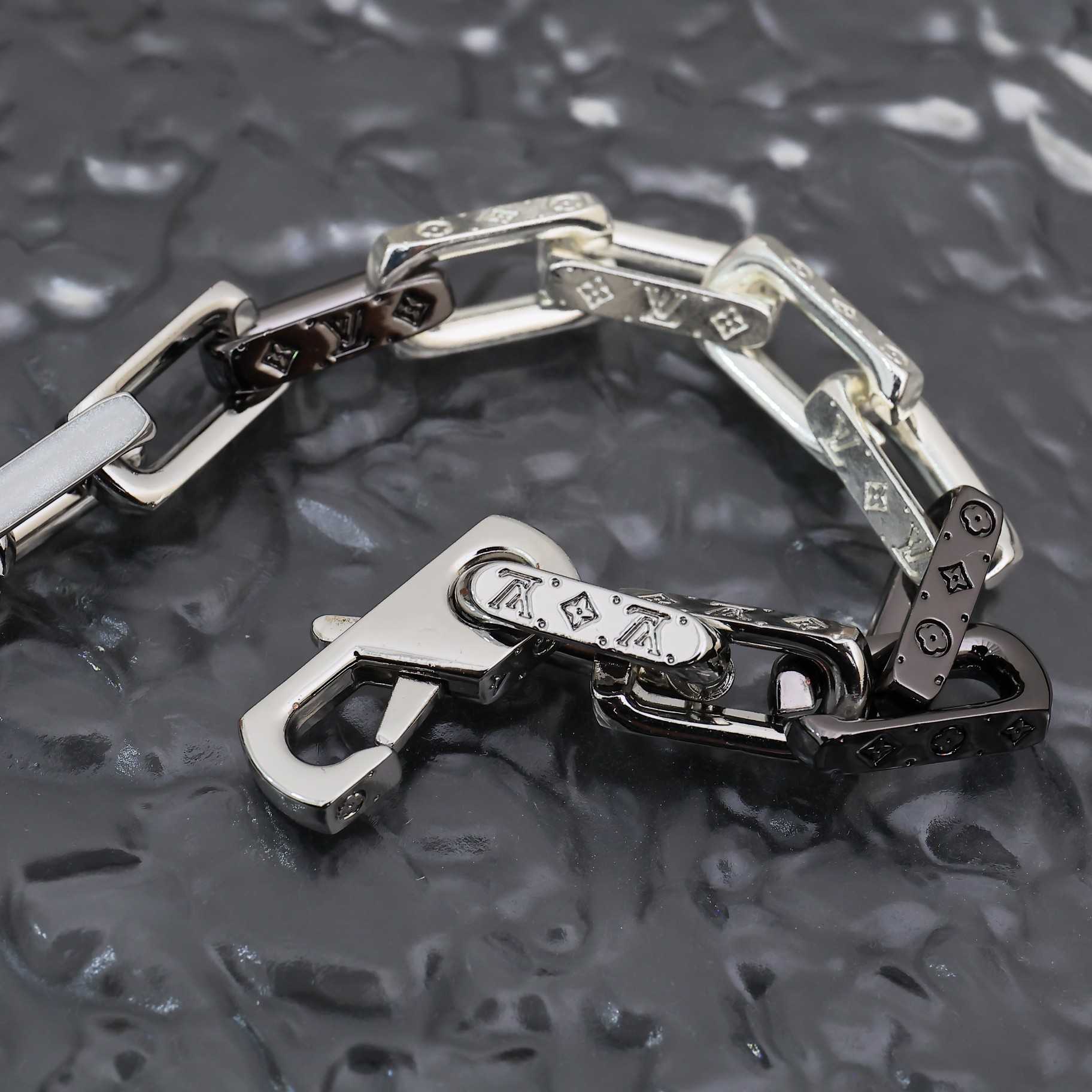 Louis Vuitton Monogram Chain Bracelet   M00686 - DopestKickz