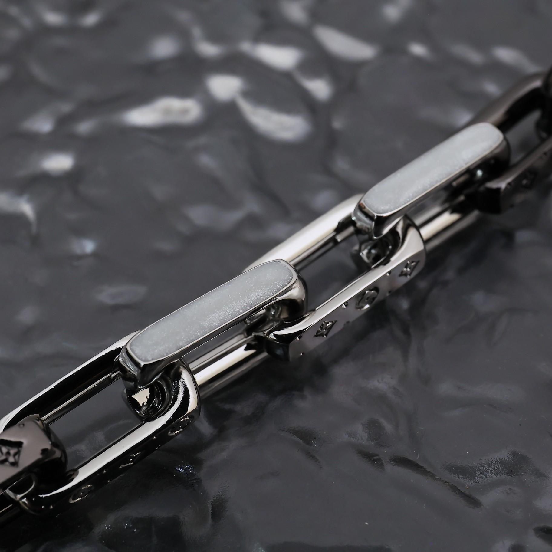 Louis Vuitton Monogram Chain Bracelet   M00686 - DopestKickz