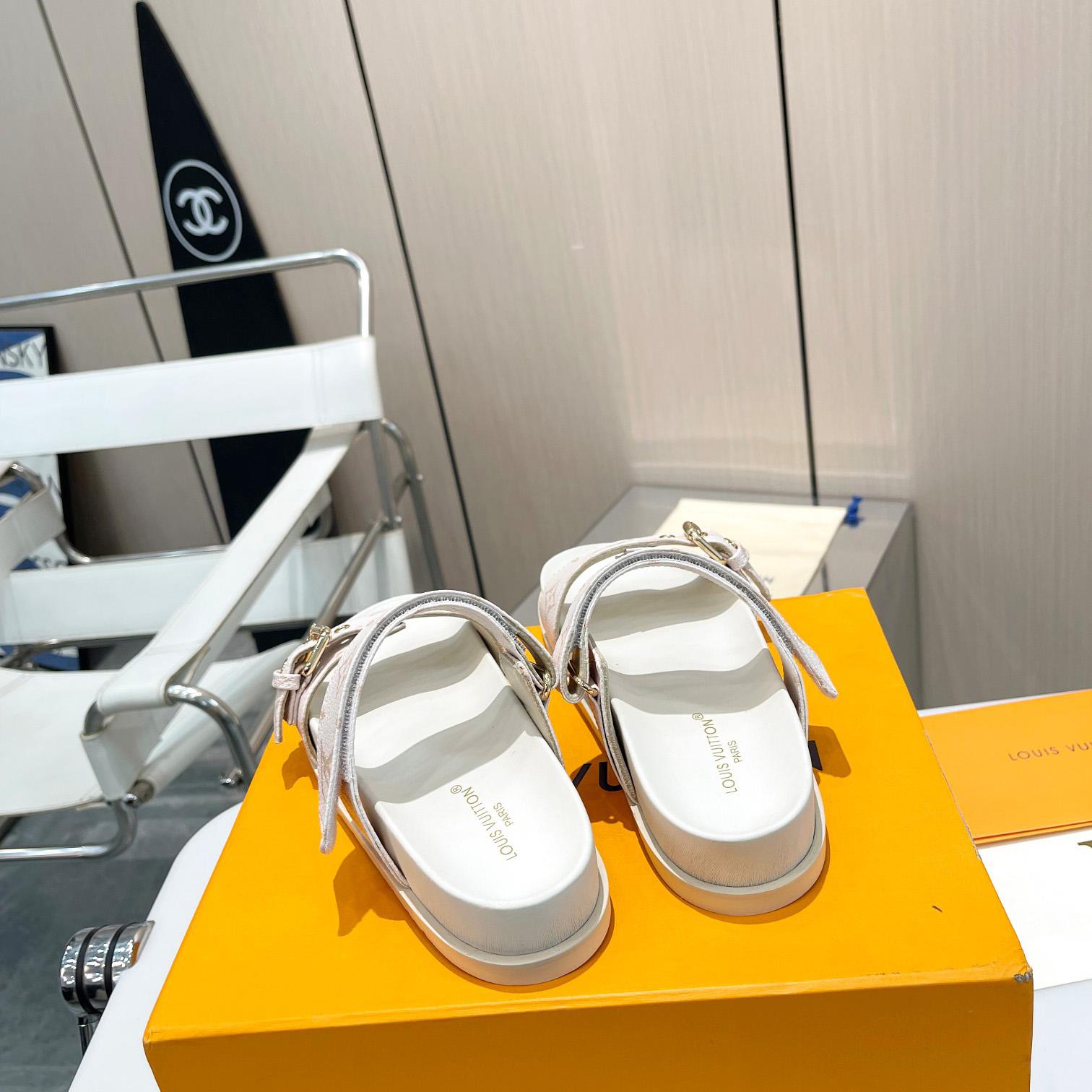 Louis Vuitton Bom Dia Flat Comfort Mule     1ACHYI - DopestKickz