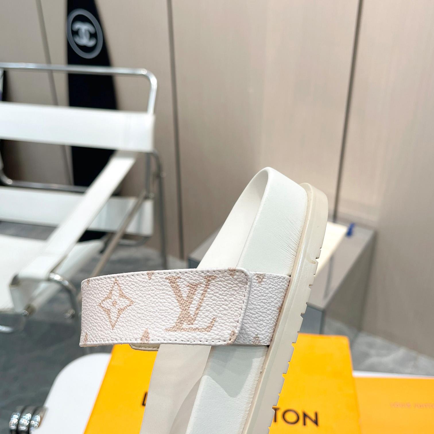 Louis Vuitton Bom Dia Flat Comfort Mule     1ACHYI - DopestKickz