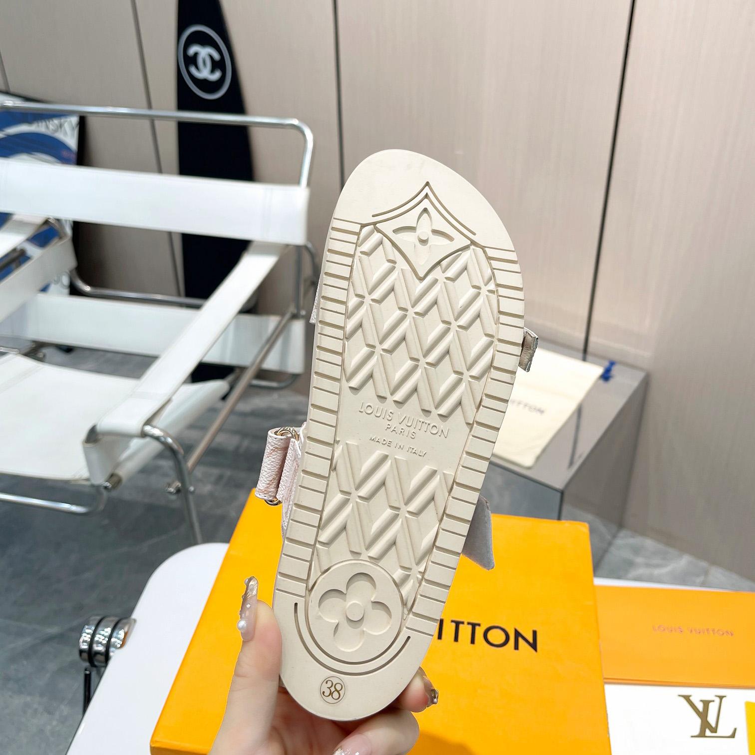 Louis Vuitton Bom Dia Flat Comfort Mule     1ACHYI - DopestKickz