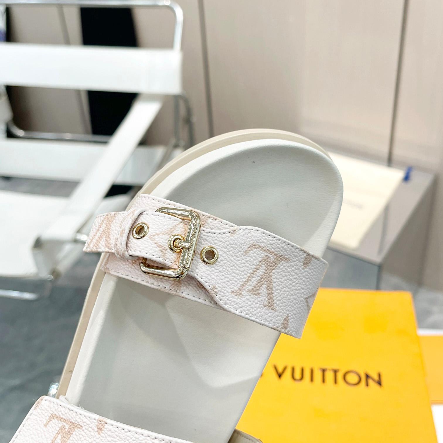 Louis Vuitton Bom Dia Flat Comfort Mule     1ACHYI - DopestKickz