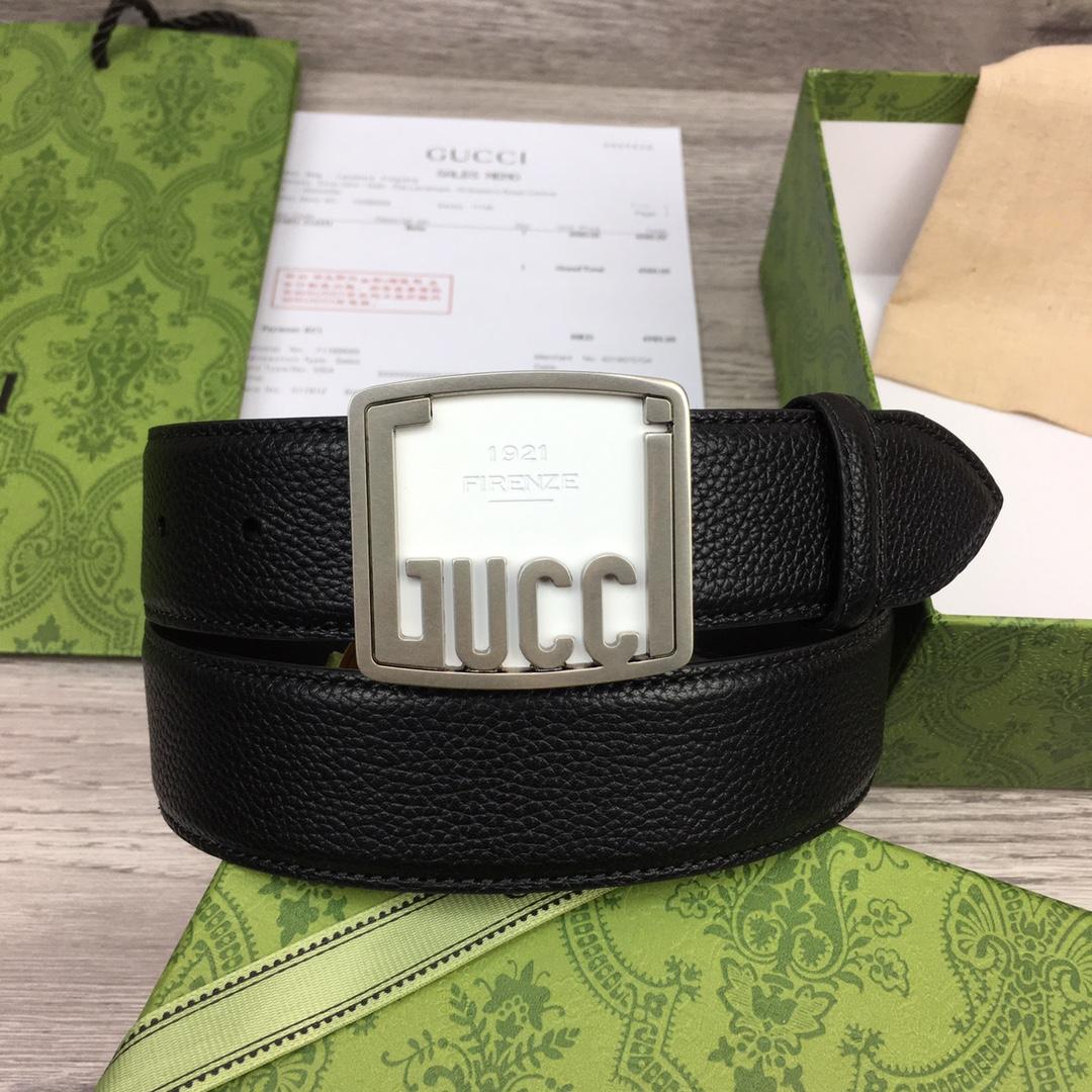 Gucci Leather Belt  35mm - DopestKickz