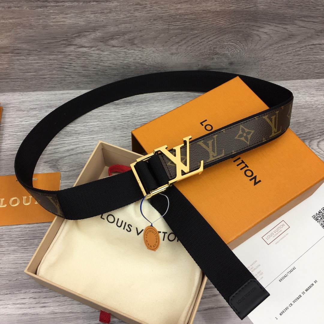 Louis Vuitton Monogram Belt  35mm - DopestKickz