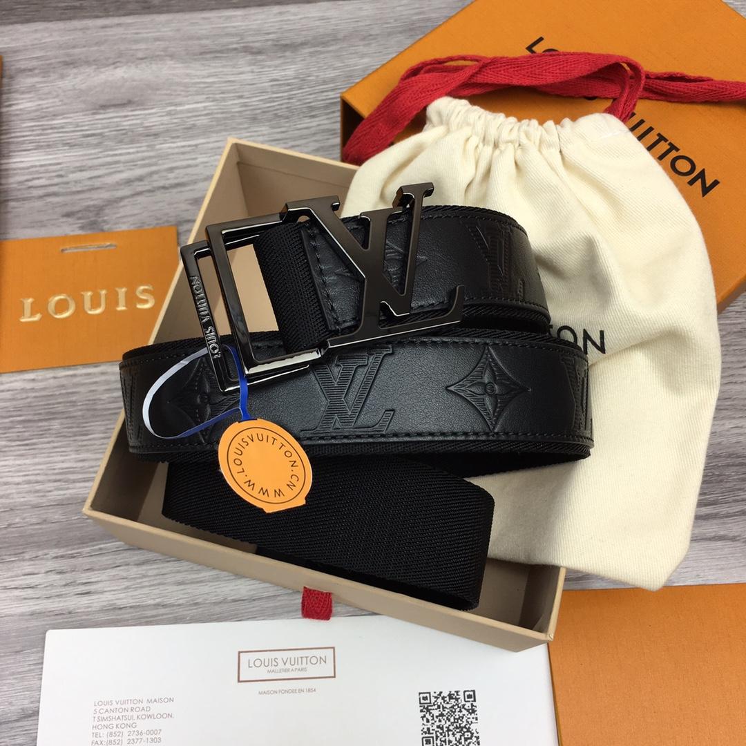 Louis Vuitton Monogram Belt  35mm - DopestKickz