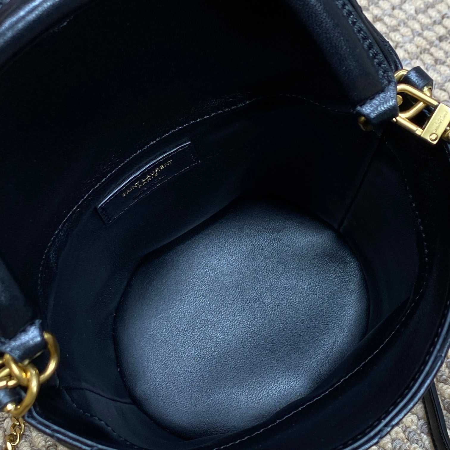 Saint Laurent Gaby Bucket Bag In Lambskin  - DopestKickz