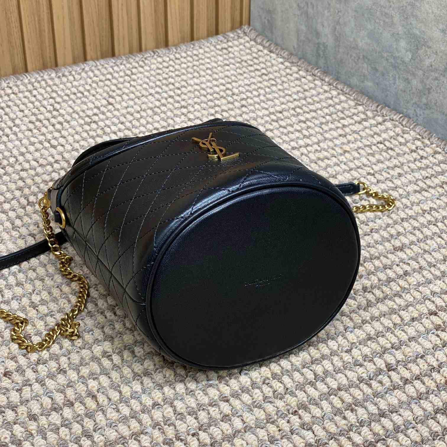 Saint Laurent Gaby Bucket Bag In Lambskin  - DopestKickz