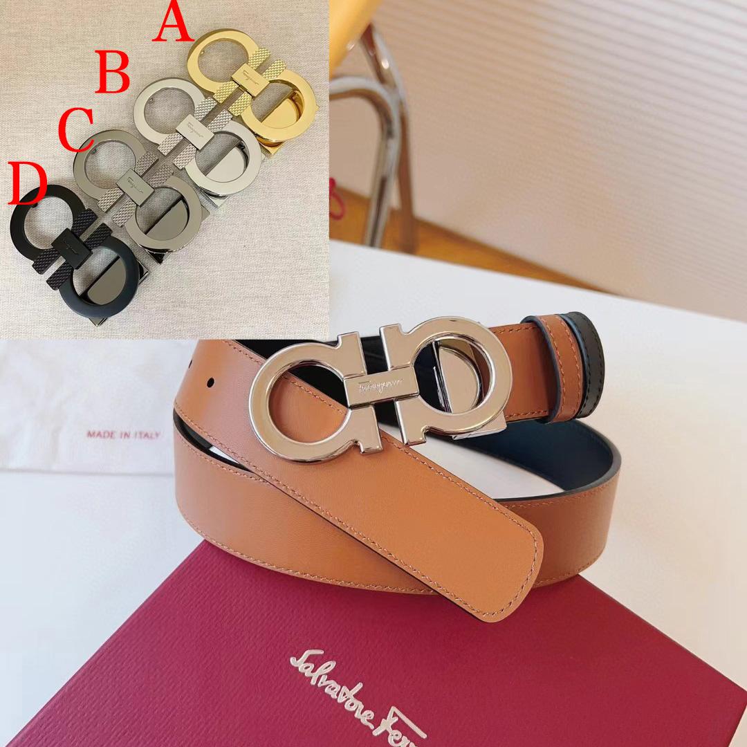 Ferragamo Reversible Leather Belt - DopestKickz