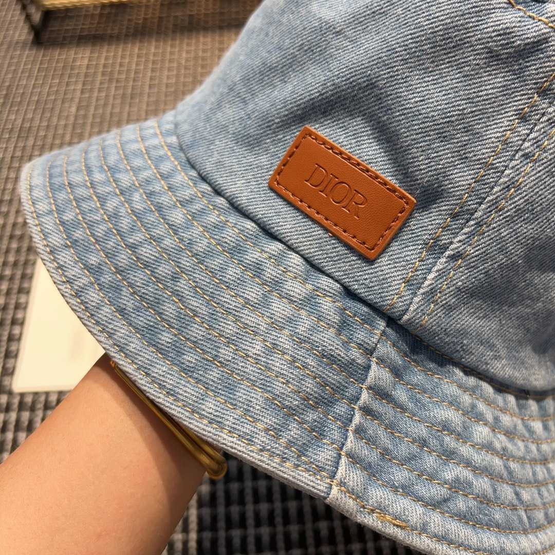 Dior Denim Bucket Hat - DopestKickz