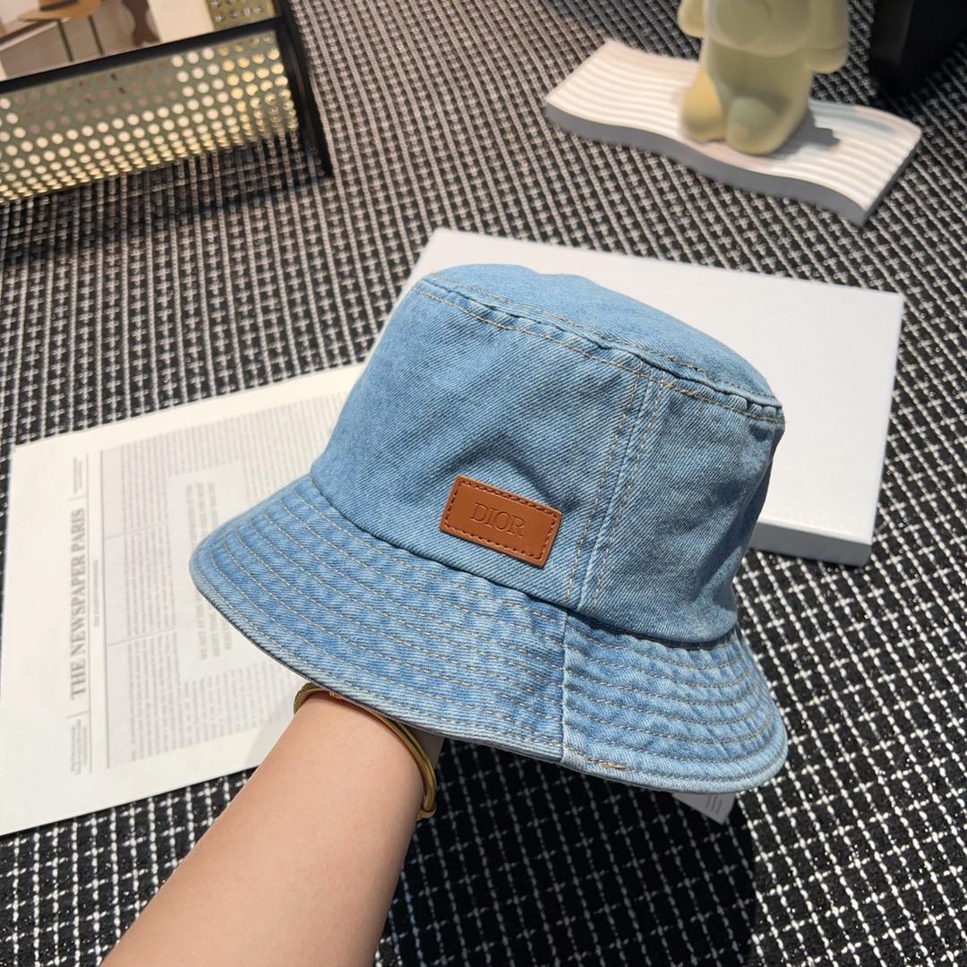 Dior Denim Bucket Hat - DopestKickz