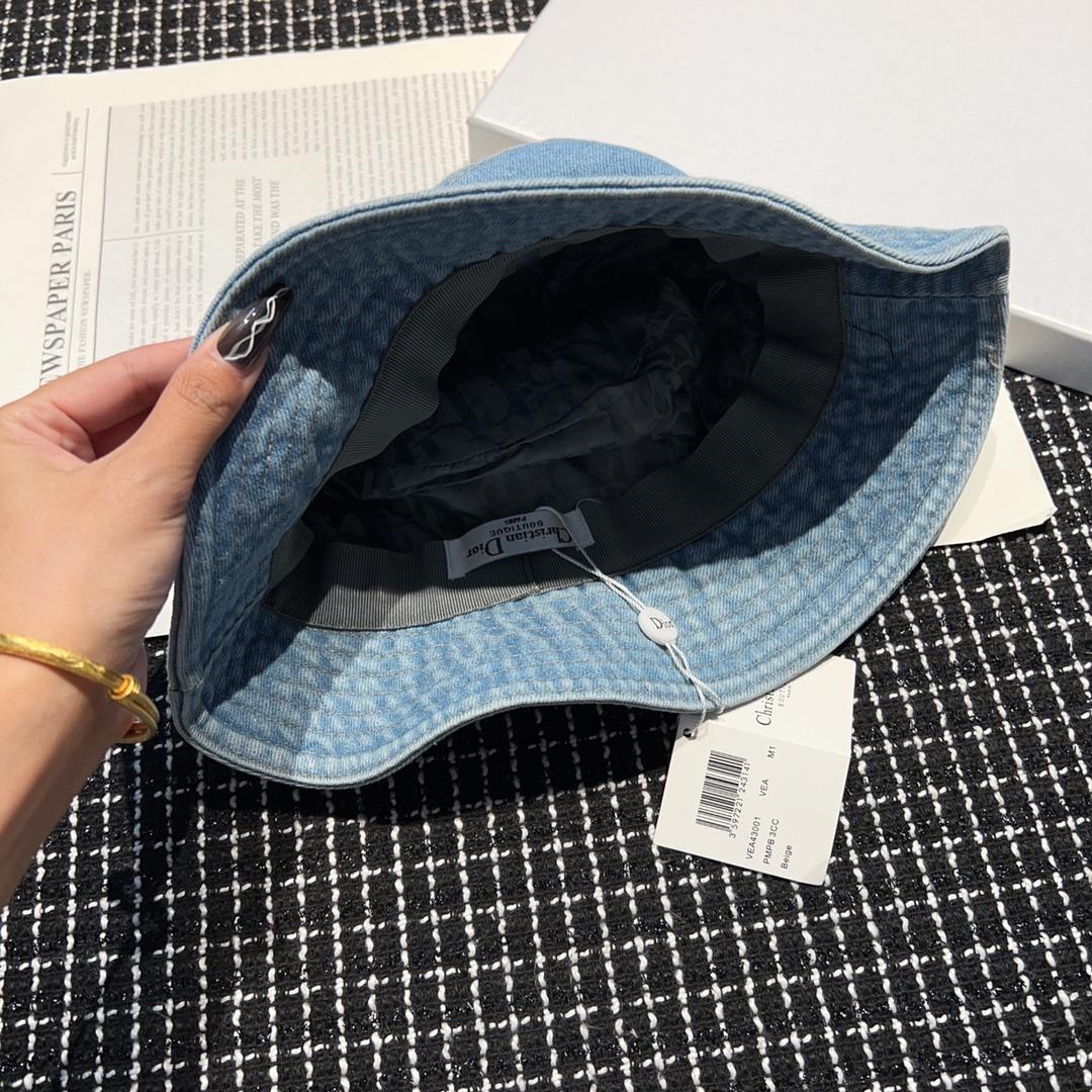 Dior Denim Bucket Hat - DopestKickz