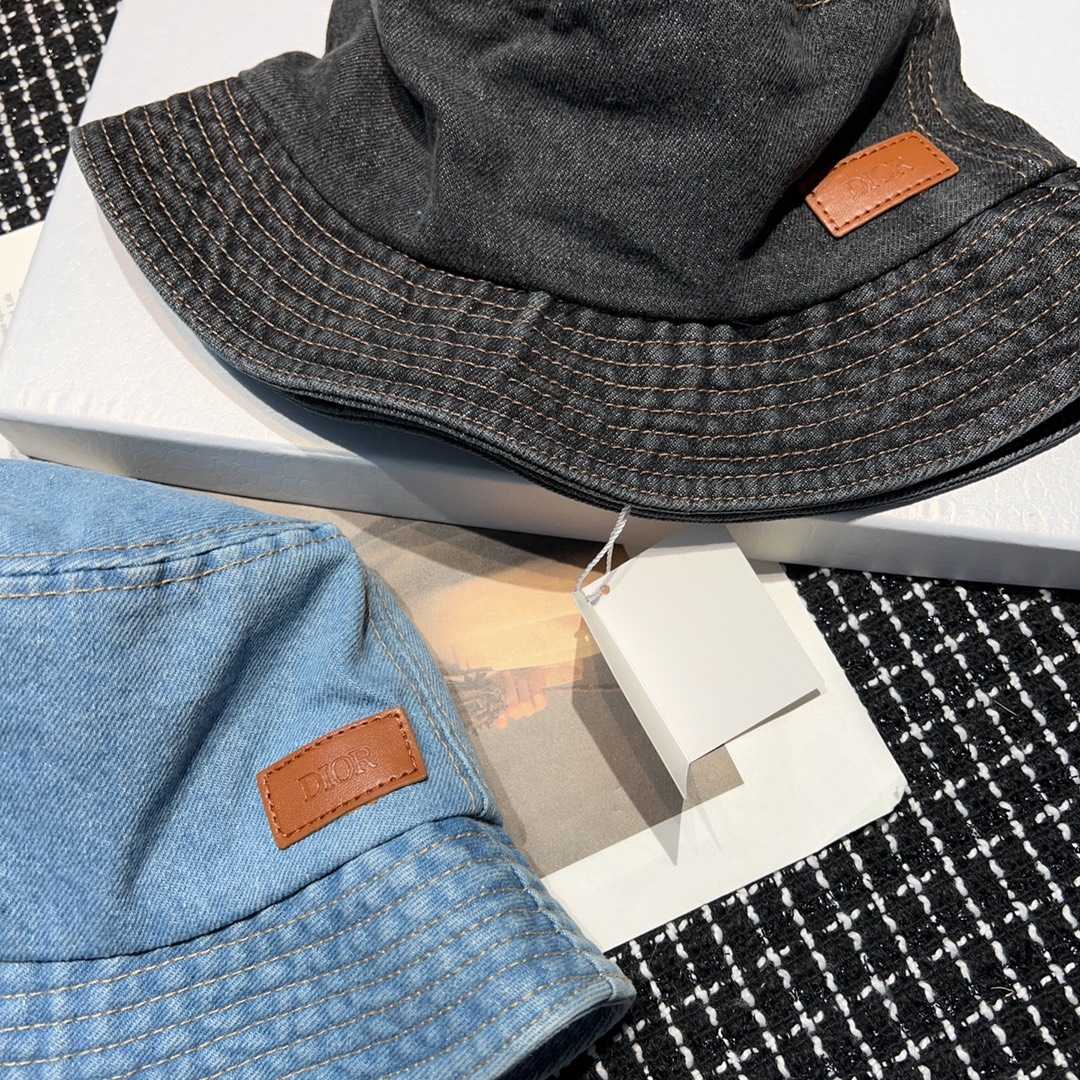Dior Denim Bucket Hat - DopestKickz