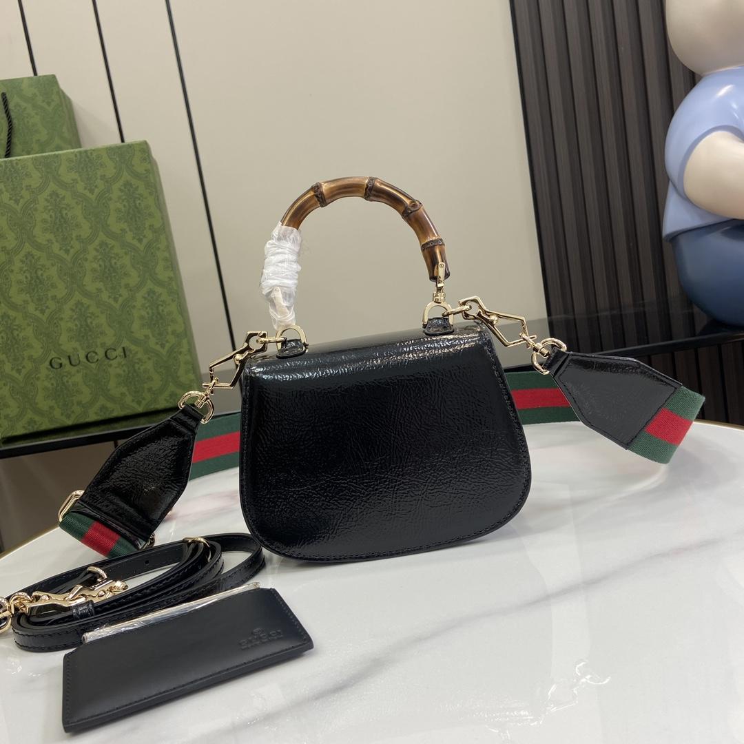 Gucci Bamboo 1947 Mini Top Handle Bag - DopestKickz