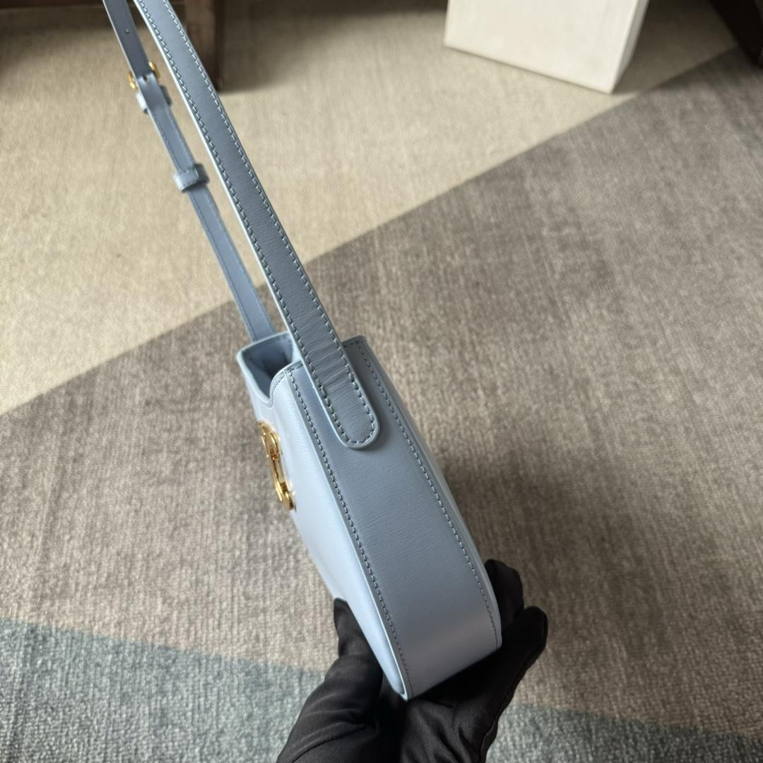 Celine Medium Tilly Bag In Shiny Calfskin  - DopestKickz