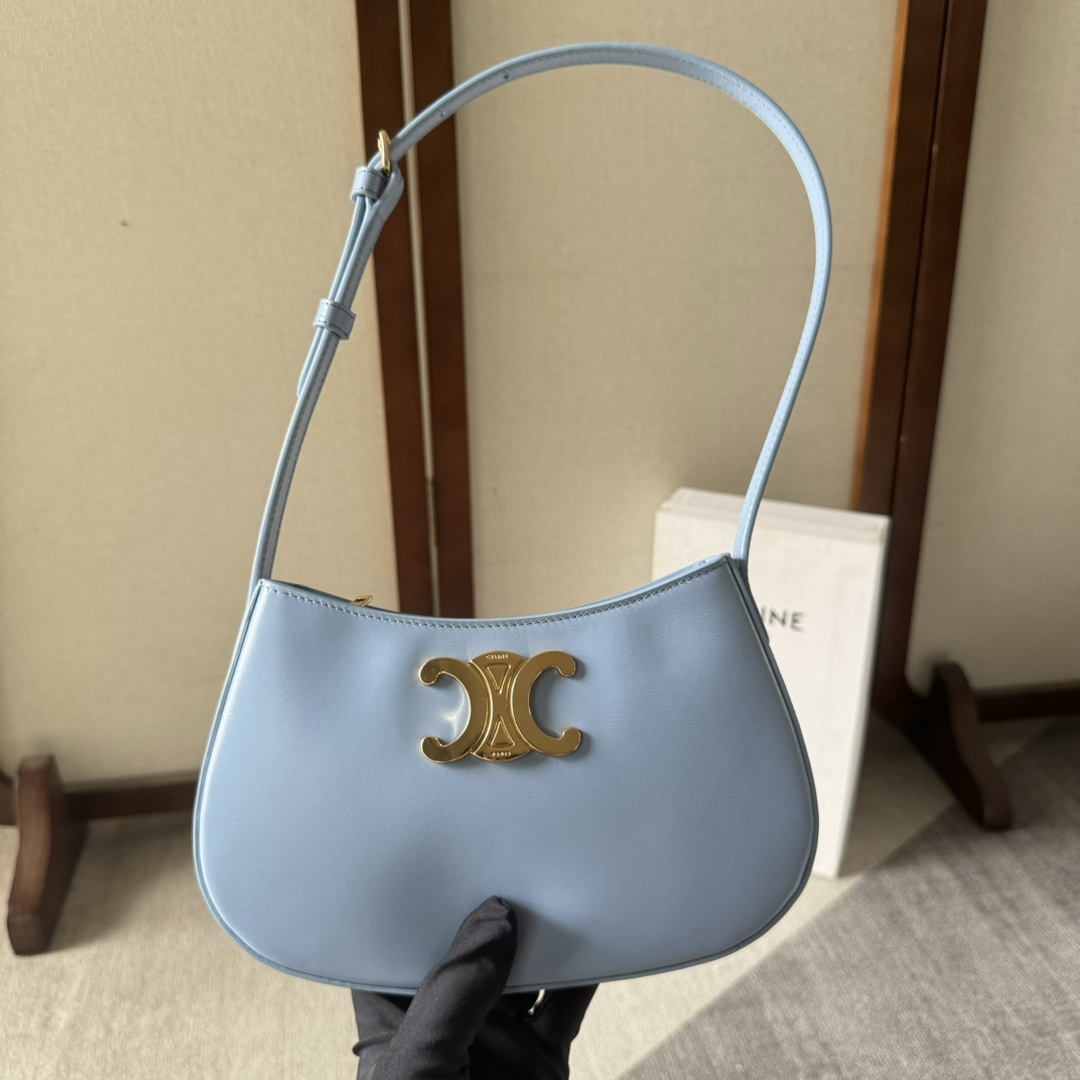 Celine Medium Tilly Bag In Shiny Calfskin  - DopestKickz