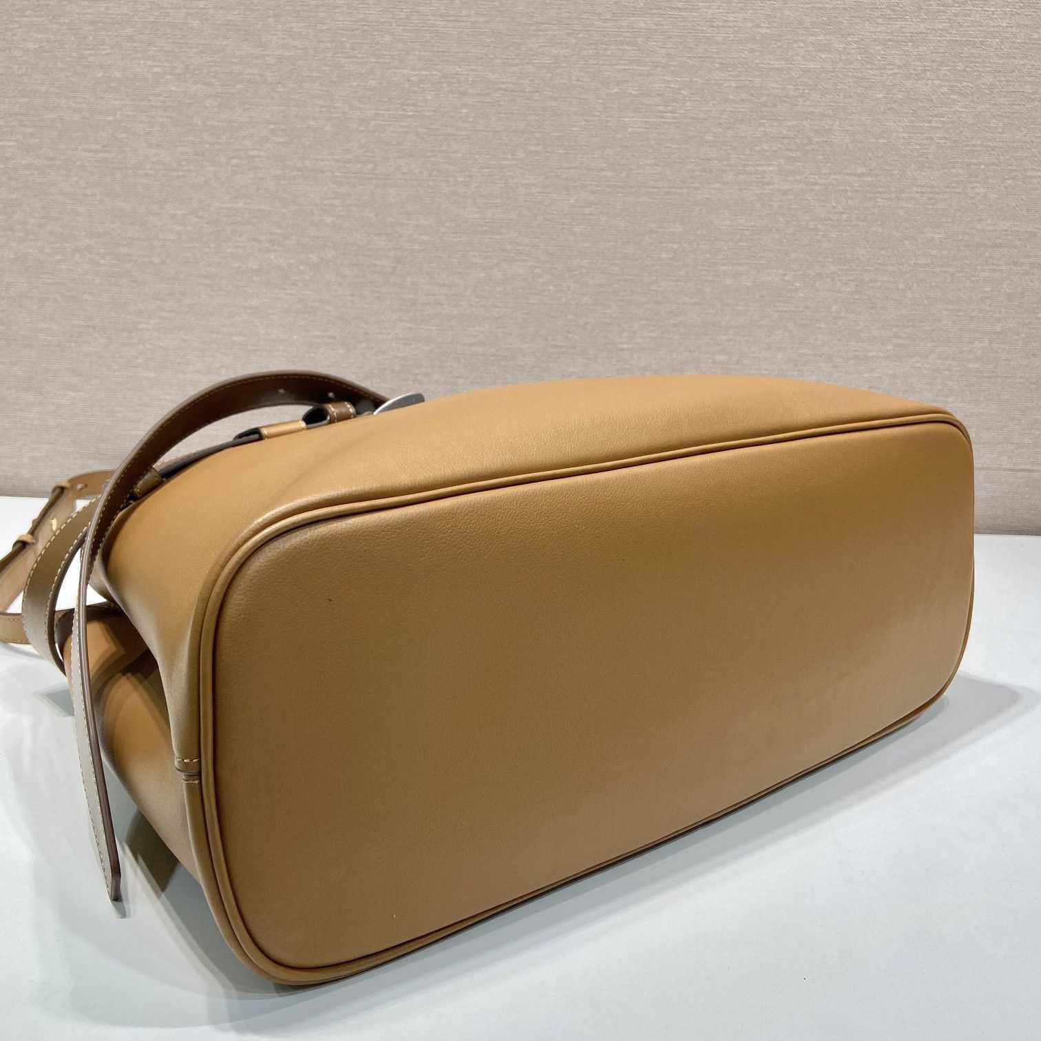 Prada Buckle Large Leather Handbag With Belt - DopestKickz