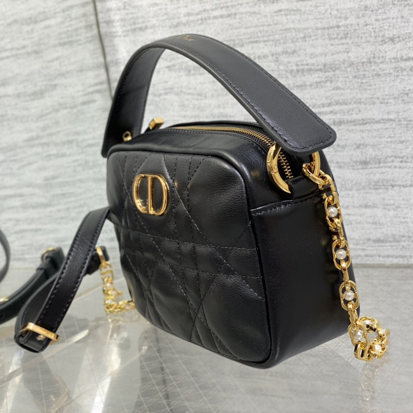 Dior Small Dior Caro Top Handle Camera Bag - DopestKickz