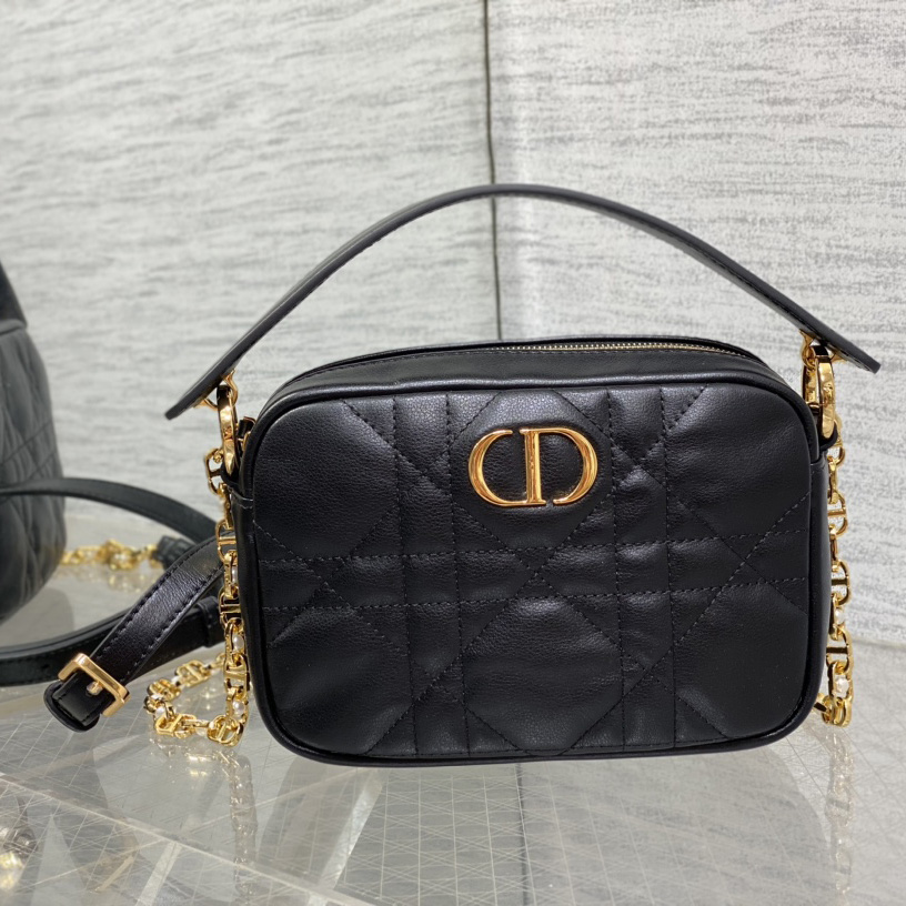 Dior Small Dior Caro Top Handle Camera Bag - DopestKickz