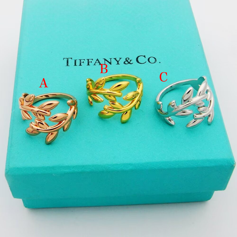 Tiffany & Co. Olive Leaf Bypass Ring - DopestKickz