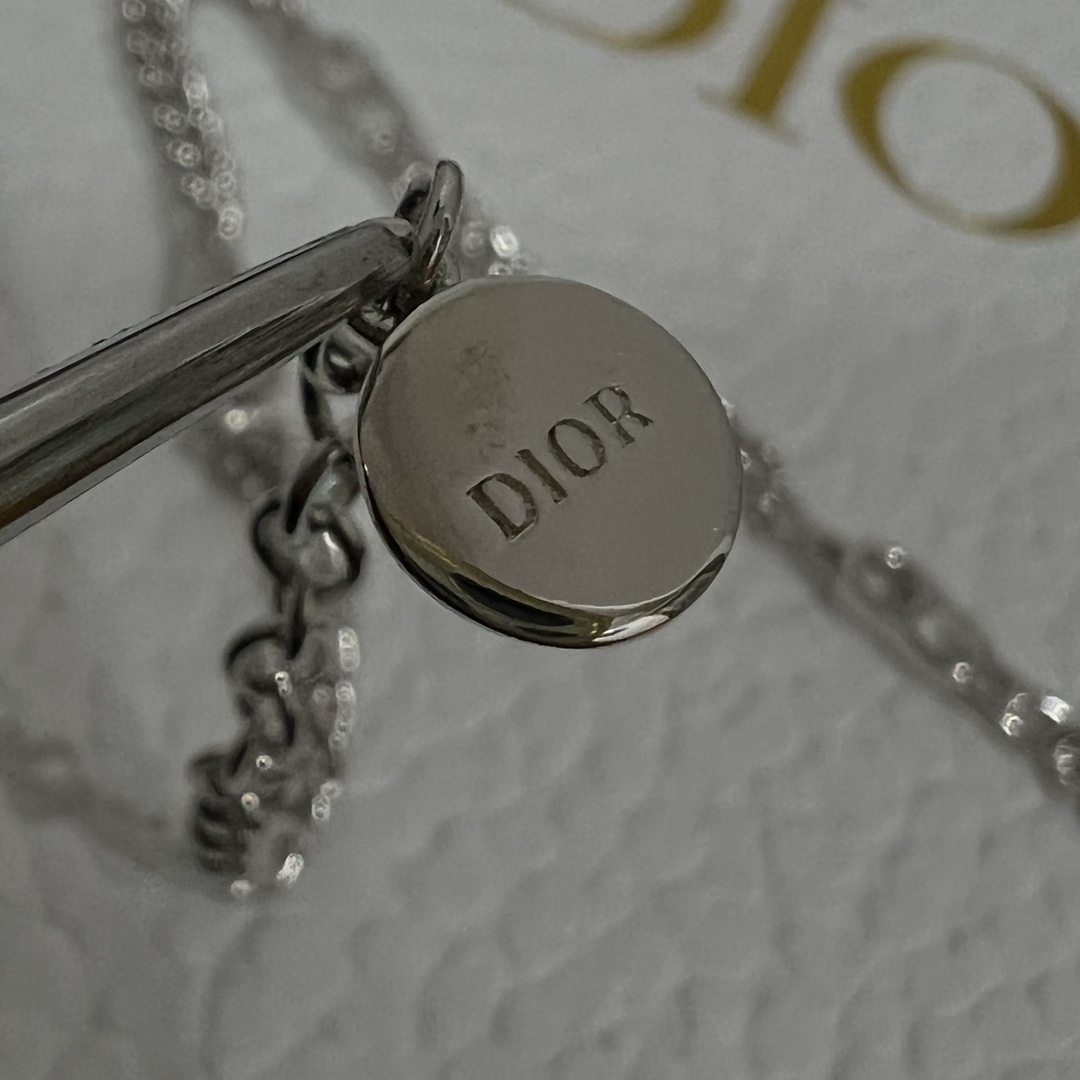 Dior CD Icon Thin Chain Link Bracelet - DopestKickz