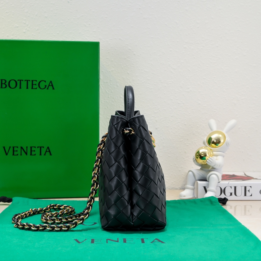 Bottega Veneta Small Andiamo With Chain - DopestKickz