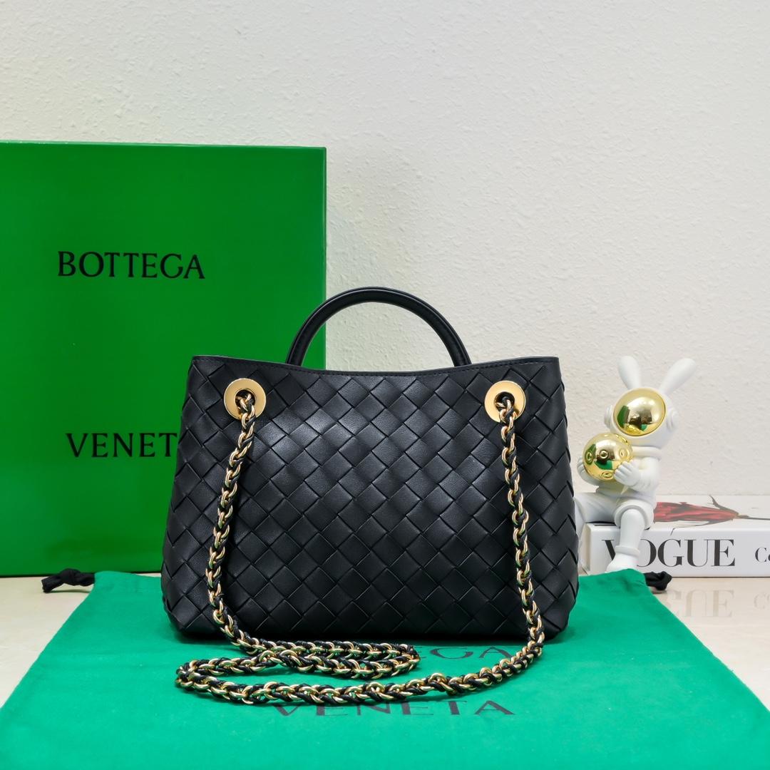 Bottega Veneta Small Andiamo With Chain - DopestKickz