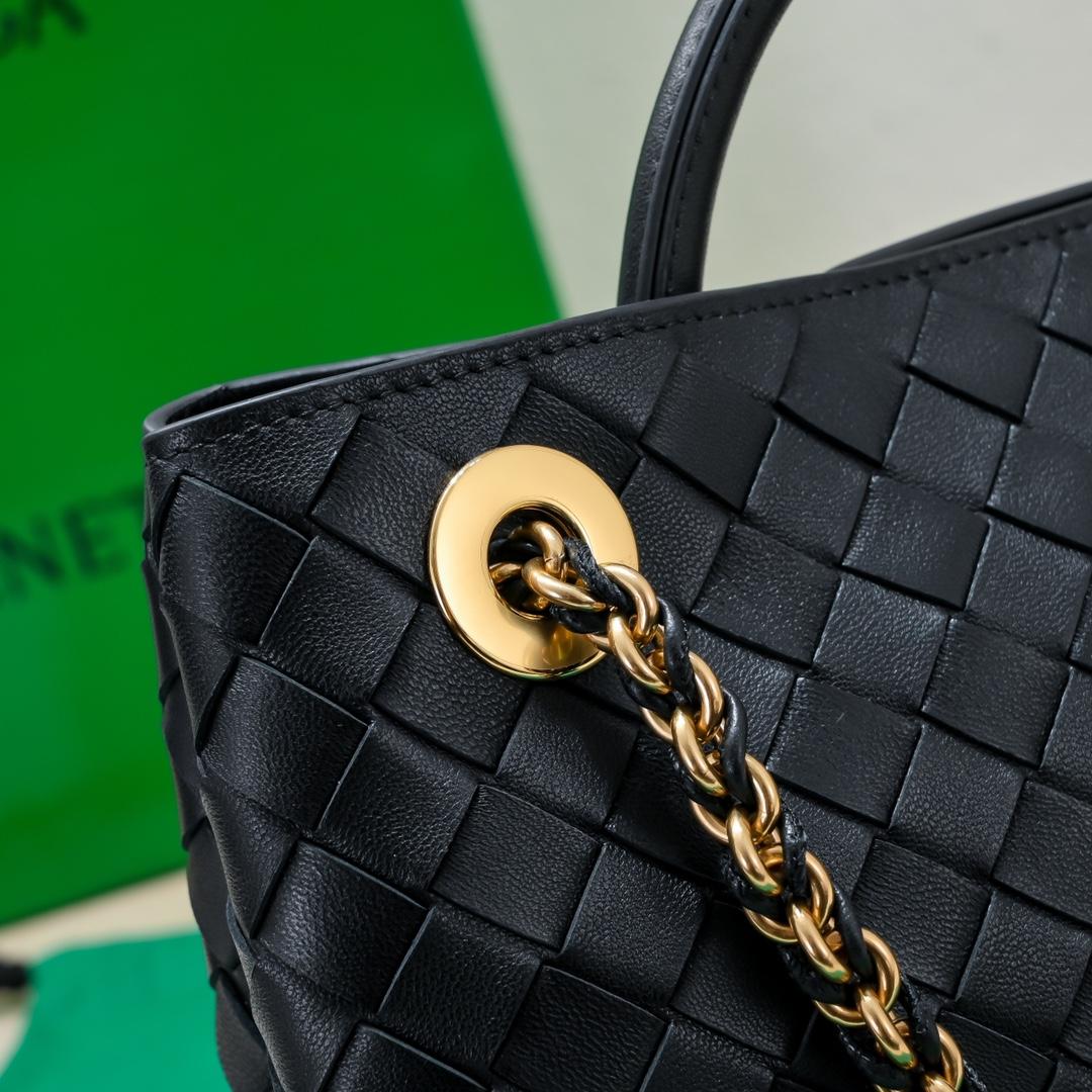 Bottega Veneta Small Andiamo With Chain - DopestKickz