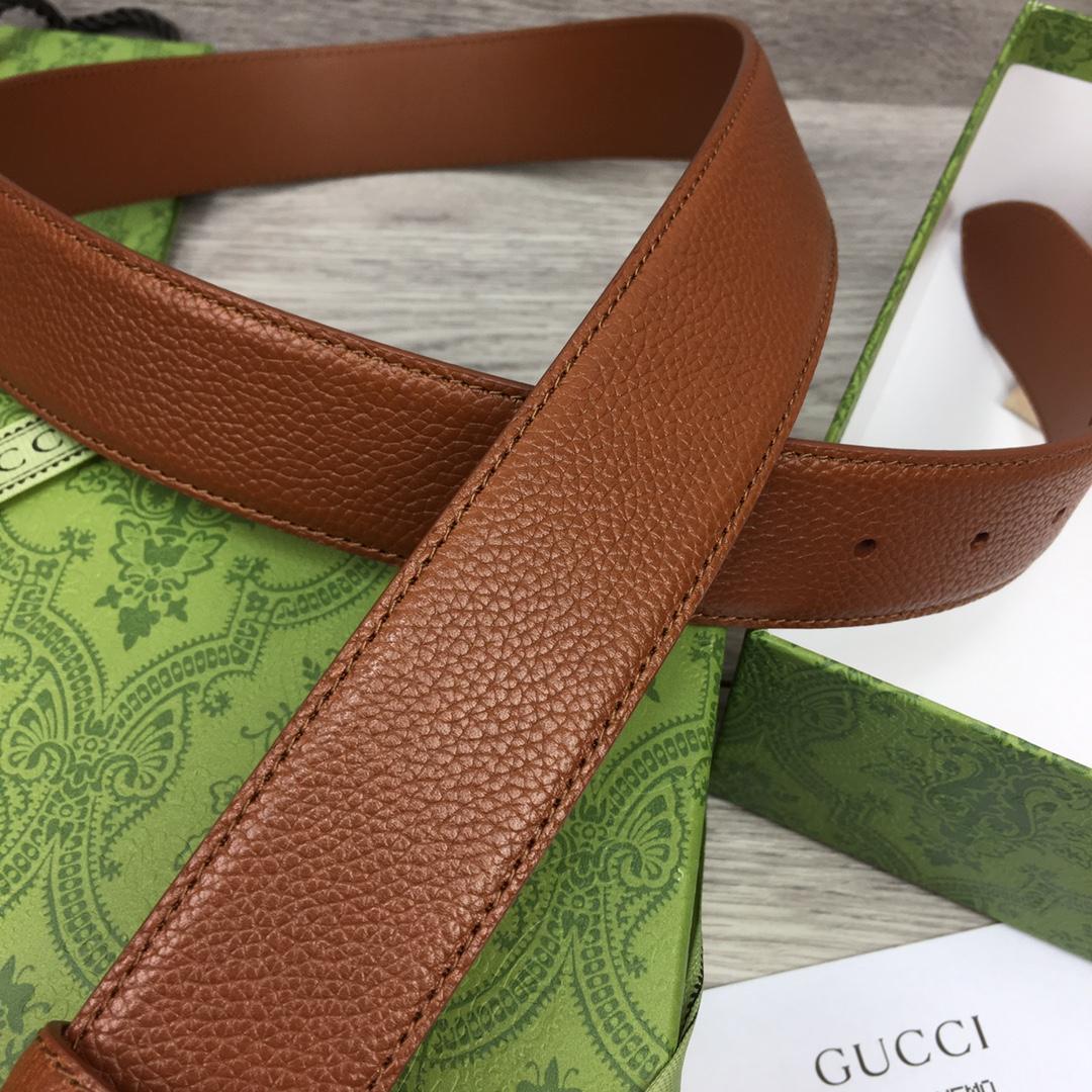 Gucci Leather Belt  35mm - DopestKickz