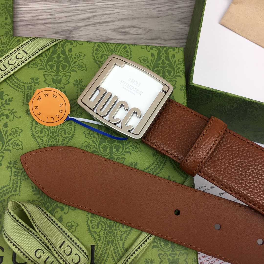 Gucci Leather Belt  35mm - DopestKickz